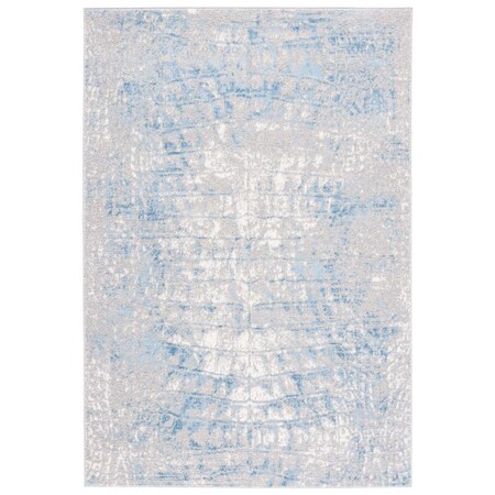 Safavieh 8 x 10 ft. Lagoon Contemporary Power Loomed Rectangle Rug Blue & Grey LGN574M-8